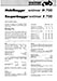 Mobilbagger weimar M700 - Raupenbagger weimar R700 - 6 Seiten - Prospekt 1993 - Weimar - Werk Baumaschinen GmbH
